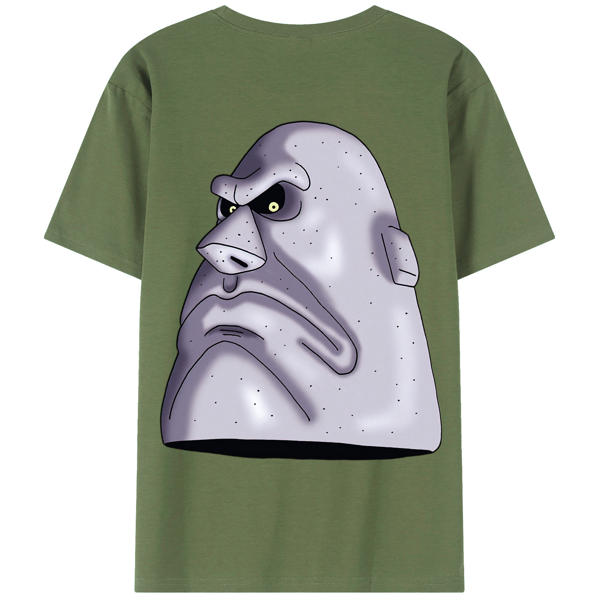 （画像用） ドラゴンクエスト Doragon Kuesuto Dragon Quest 綿100％ メンズ半袖Tシャツ（バックプリント） 通気性